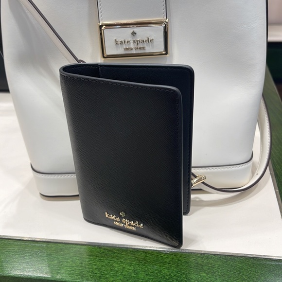 Kate Spade Madison Leather Passport Holder, Crush Proof, Black
NWT - Picture 2 of 16